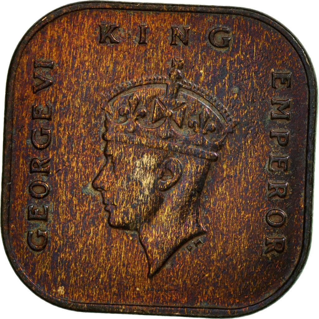 Malaya | 1 Cent Coin | George VI | Small Type | KM:6 | 1943 - 1945