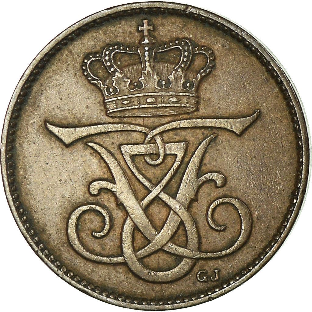 Denmark | 1 Ore Coin | Monogram | Km:804 | 1907 - 1912