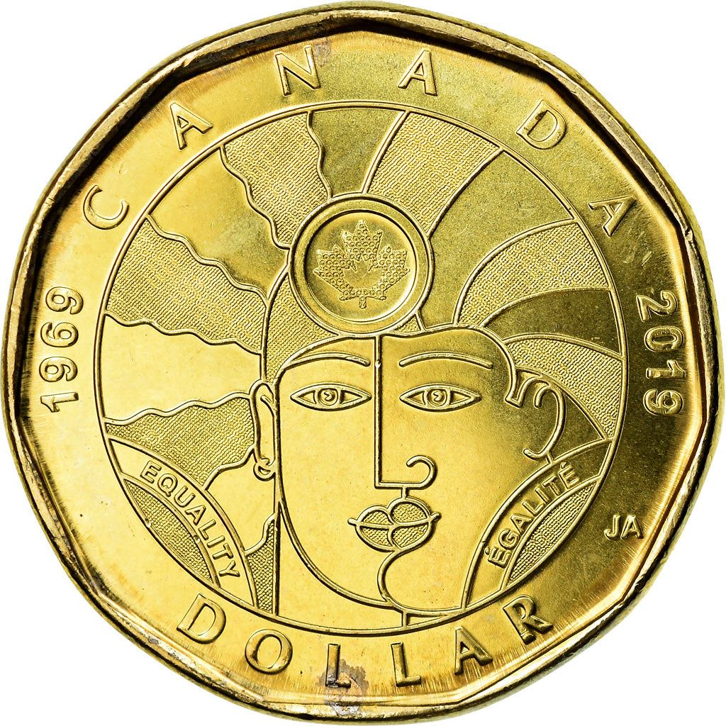 Canada | 1 Dollar Coin | Equality | Brass plated steel | KM:2757 | 2019