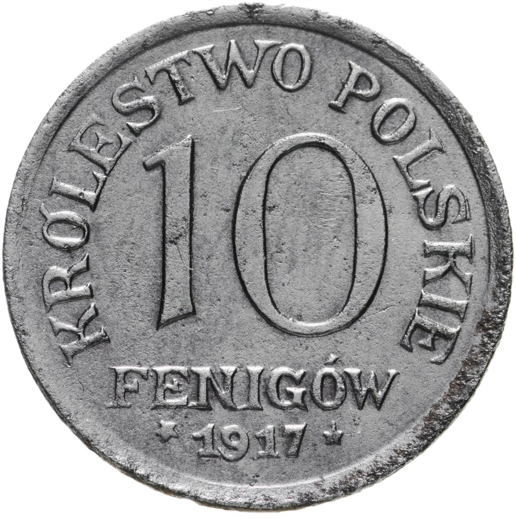 Poland | 10 Fenigow | Eagle | KM6 | 1917 - 1918