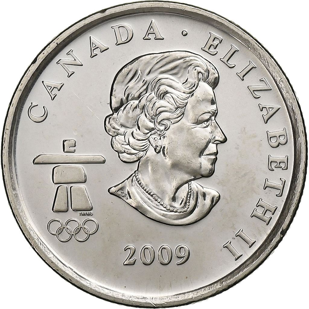 Canada | 25 Cents Coin | Nickel plated steel | Cross Country Skiing | KM:840 | 2009