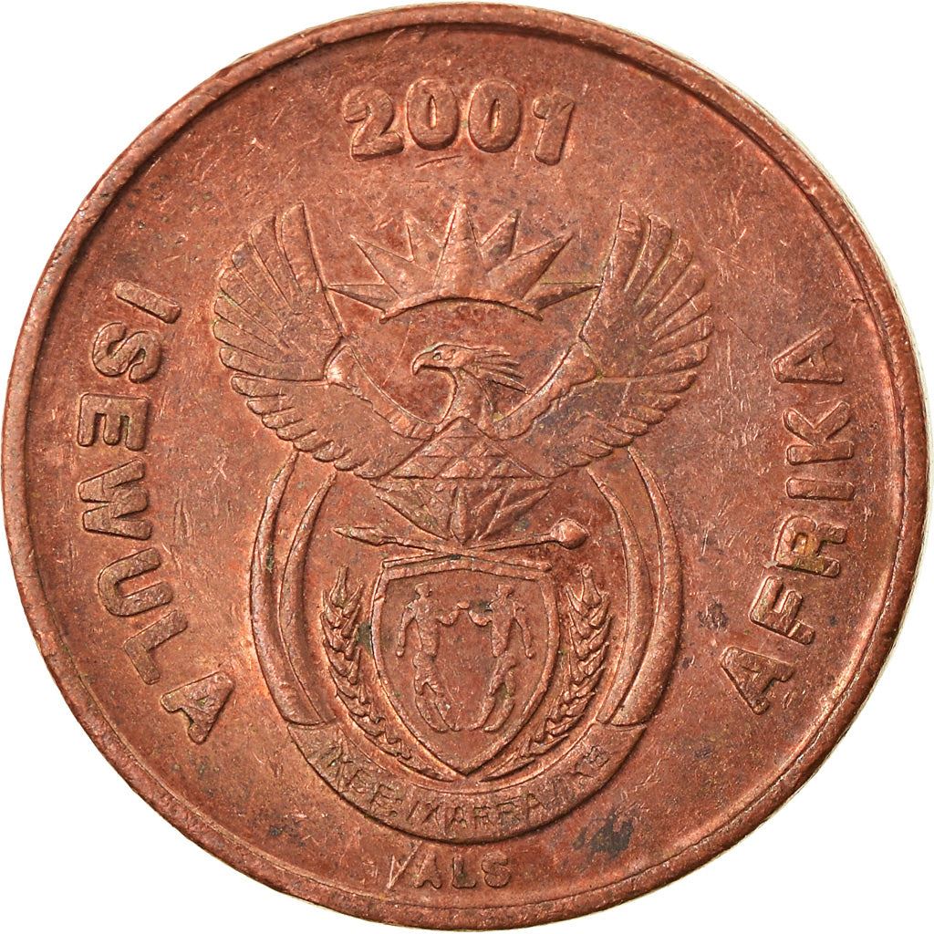 South Africa 1 Cent Coin | Ndebele Legend - ISEWULA AFRIKA | KM221 | 2000 - 2001