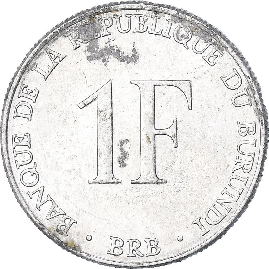 Burundi | 1 Franc Coin | National arms | Km:19 | 1976 - 2022