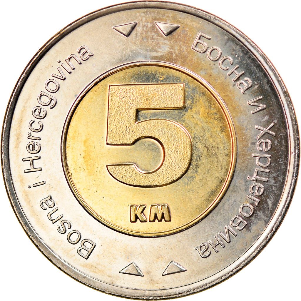 Bosnia and Herzegovina | 5 Konvertibilnih Maraka Coin | Dove of Peace | Km:120 | 2005 - 2022