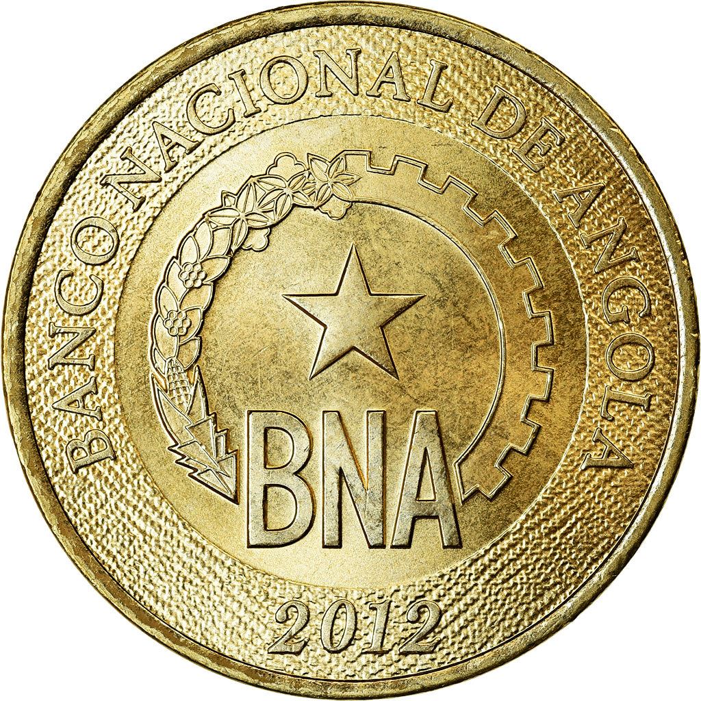 Angola | 1 Kwanza Coin | Gear | Wreath | Km:108 | 2012