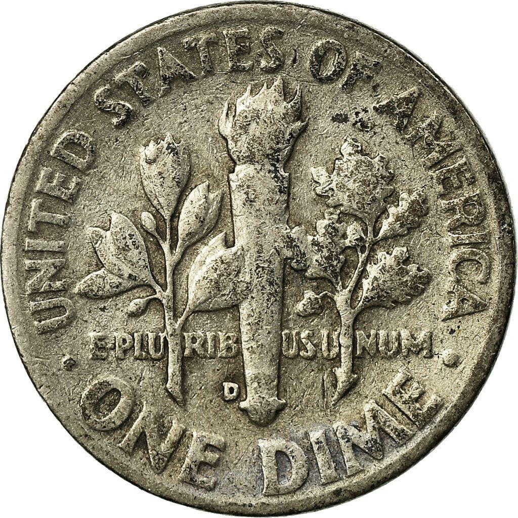 Vereinigte Staaten | 1 Dime Münze | Franklin D. Roosevelt | KM:195 | 1946 - 1964