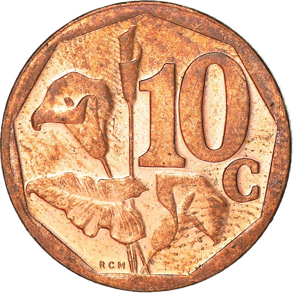 South Africa | 10 Cents Coin | Flowers | Arum Lily | Uc:13 | 2015