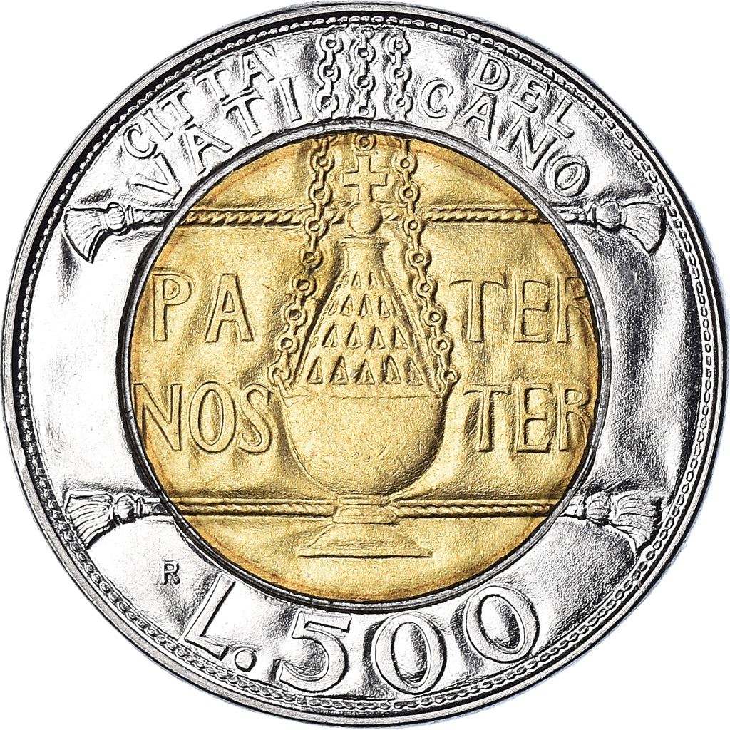 Vatican City | 500 Lire Coin | Thurible | Km:249 | 1993