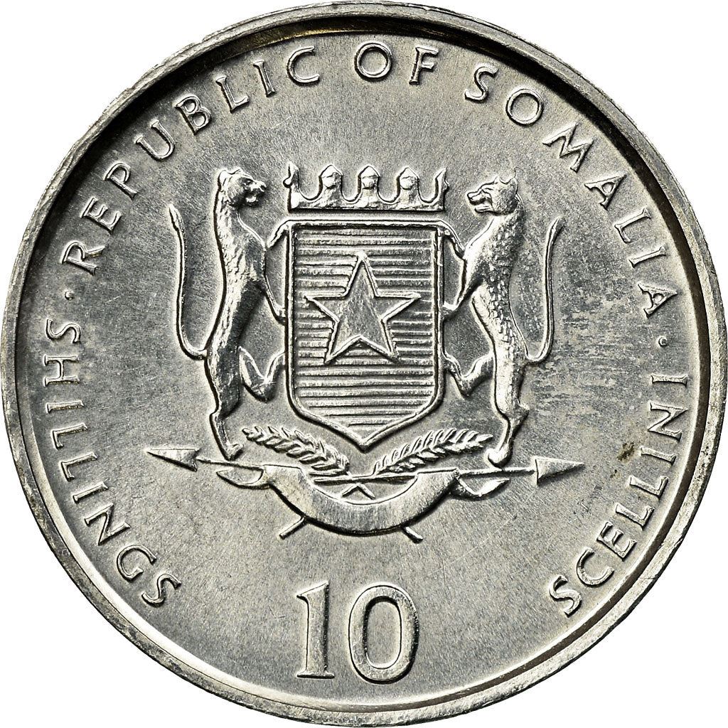 Somalia | 10 Shillings Coin | Dromedary Camel | Km:46 | 1999 - 2002