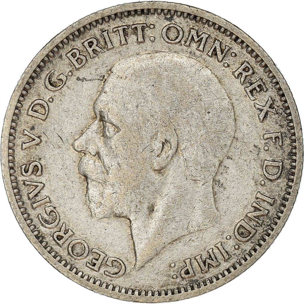 United Kingdom | 6 Pence Coin | George V | KM:832 | 1927 - 1936