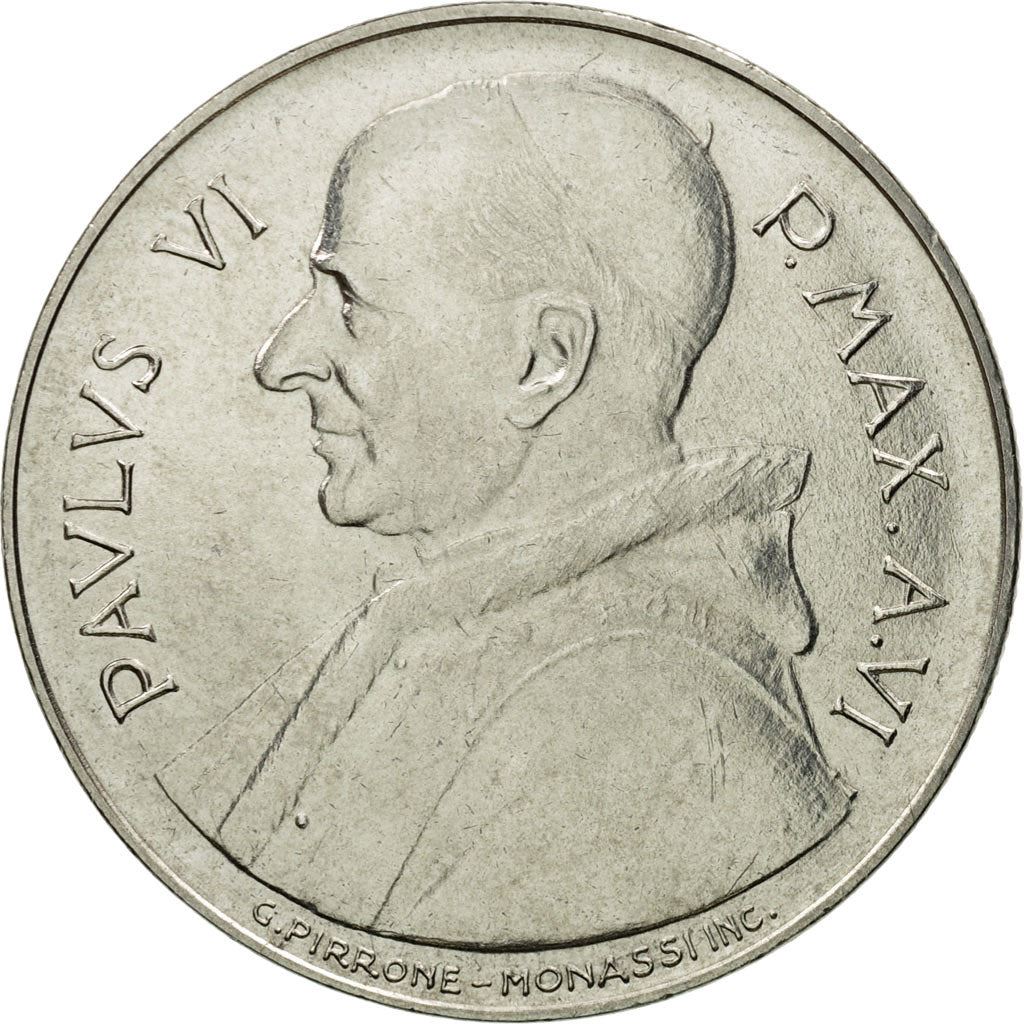 Vatican City | 100 Lire Coin | FAO | Km:106 | 1968