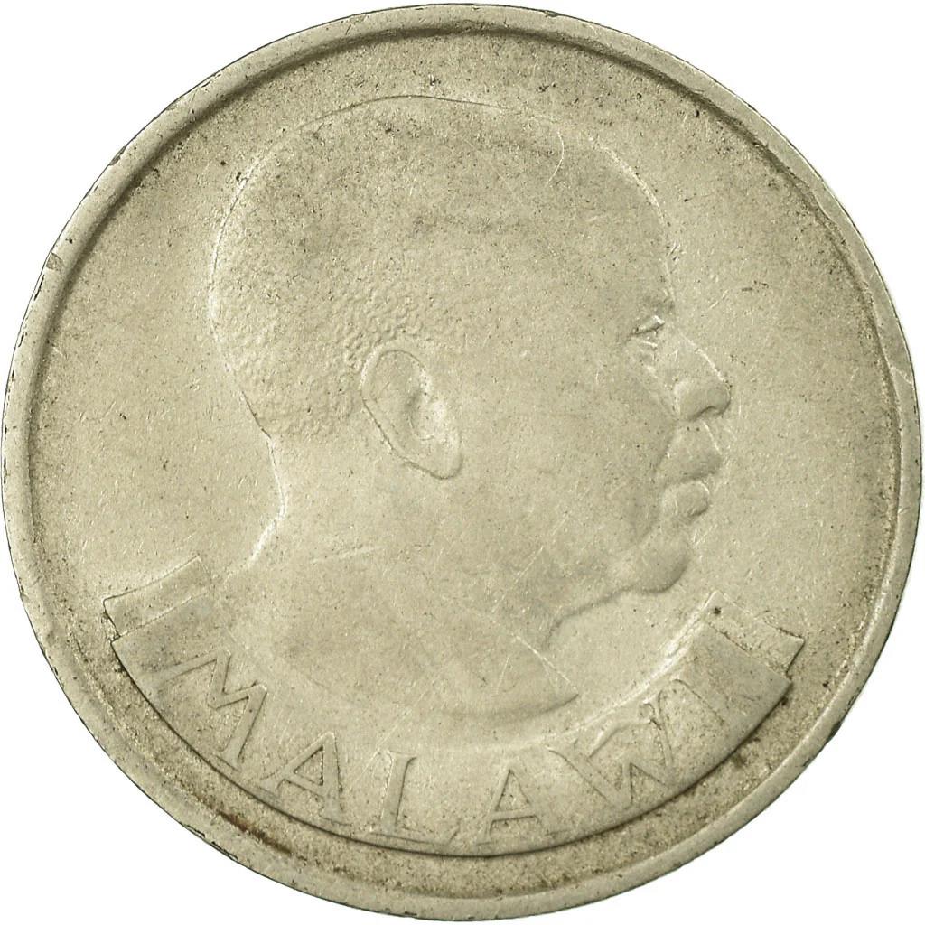 Malawi | 20 Tambala Coin | Hastings Banda | Elephant | KM11.2a | 1989 - 1994