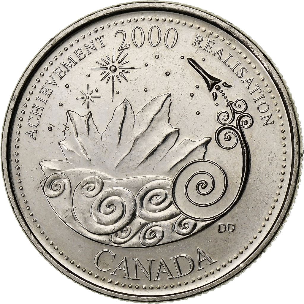 Canada | 25 Cents Coin | Achievement | Nickel | KM:381 | 2000