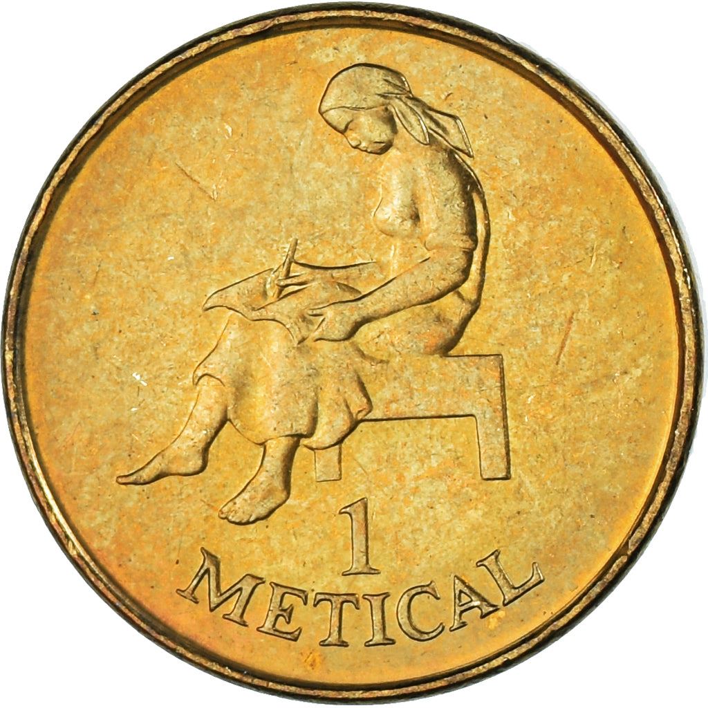 Mozambique | 1 Metical Coin | Writer | Km:115 | 1994