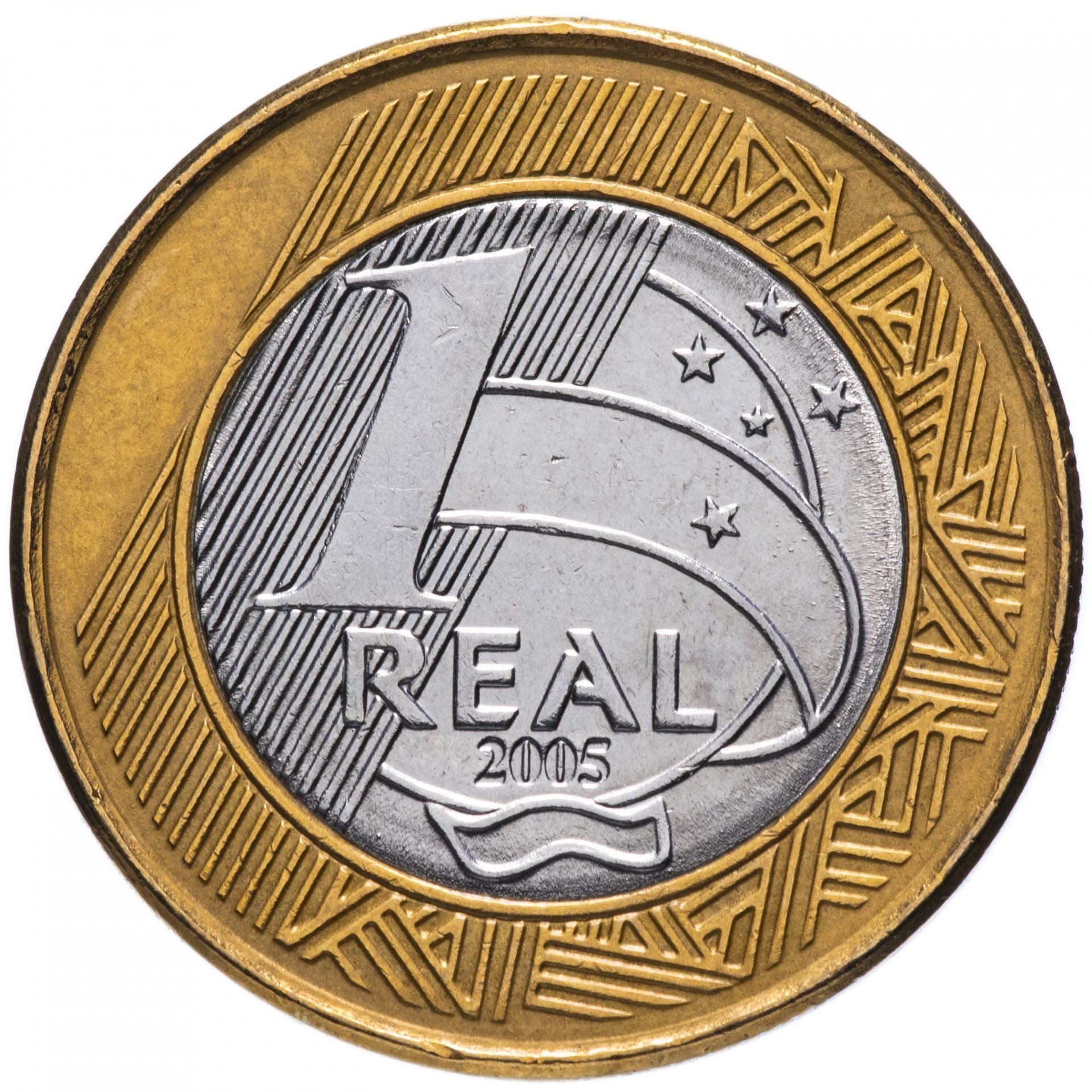 Brasilien | 1 Real Münze | Zentralbank | KM:668 | 2005