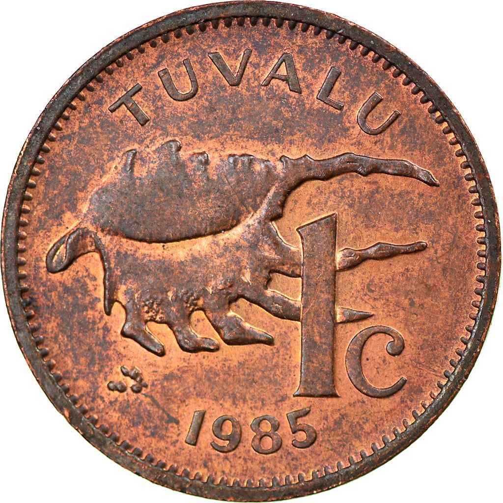 Tuvalu | 1 Cent Coin | Lambis shell | Km:1 | 1976 - 1985