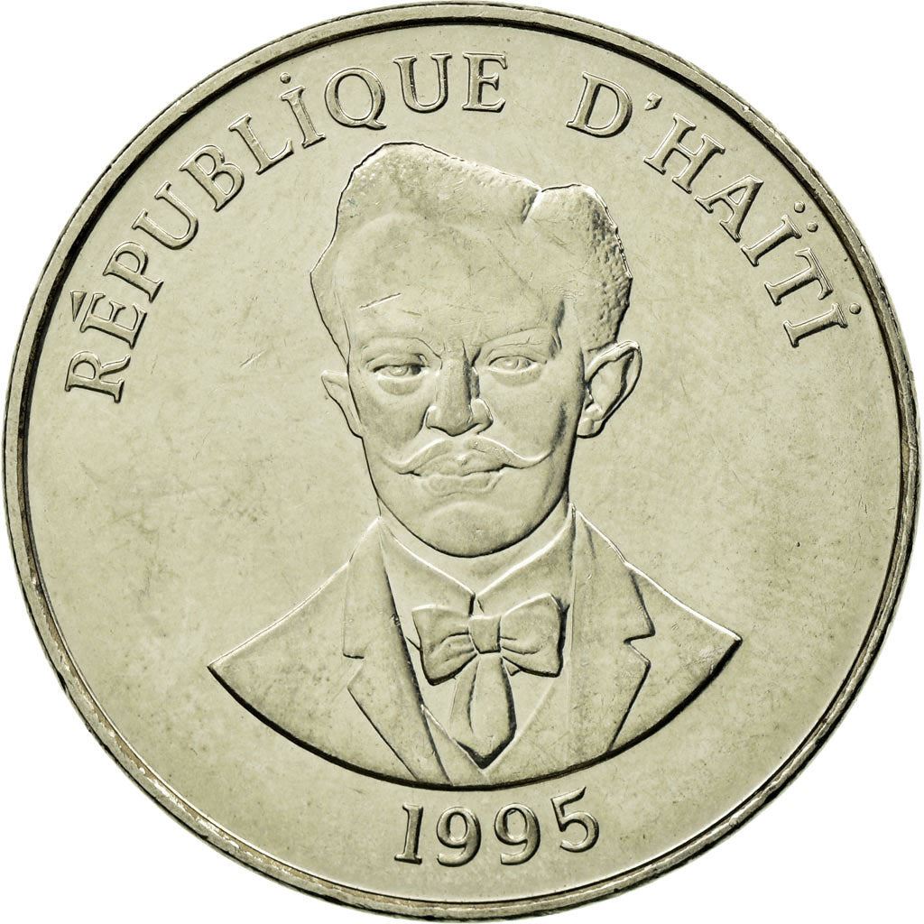 Haiti | 50 Centimes Coin | Charlemagne Peralte | Cannon | Km:153A | 1995 - 2013