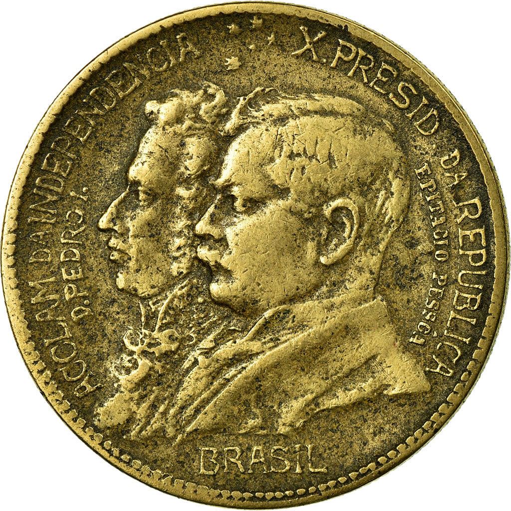 Brazil | 1000 Reis Coin | Independence | Km:522 | 1922