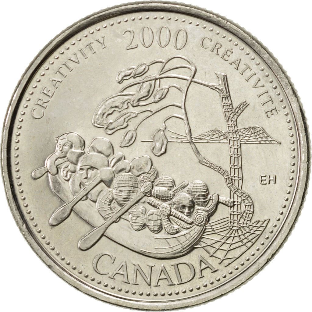 Canada | 25 Cents Coin | Creativity | Km:379 | 2000