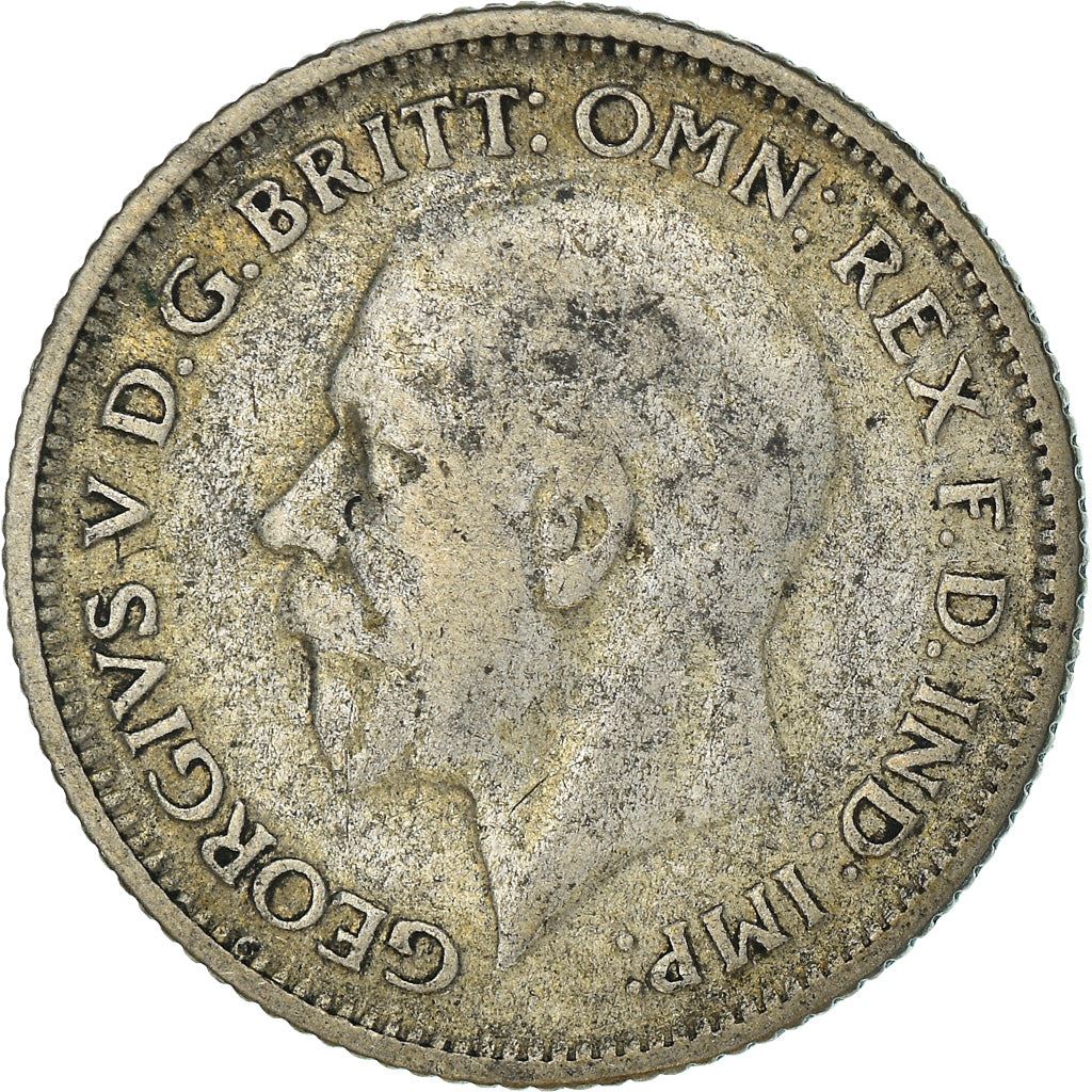 United Kingdom | 6 Pence Coin | George V | KM:832 | 1927 - 1936