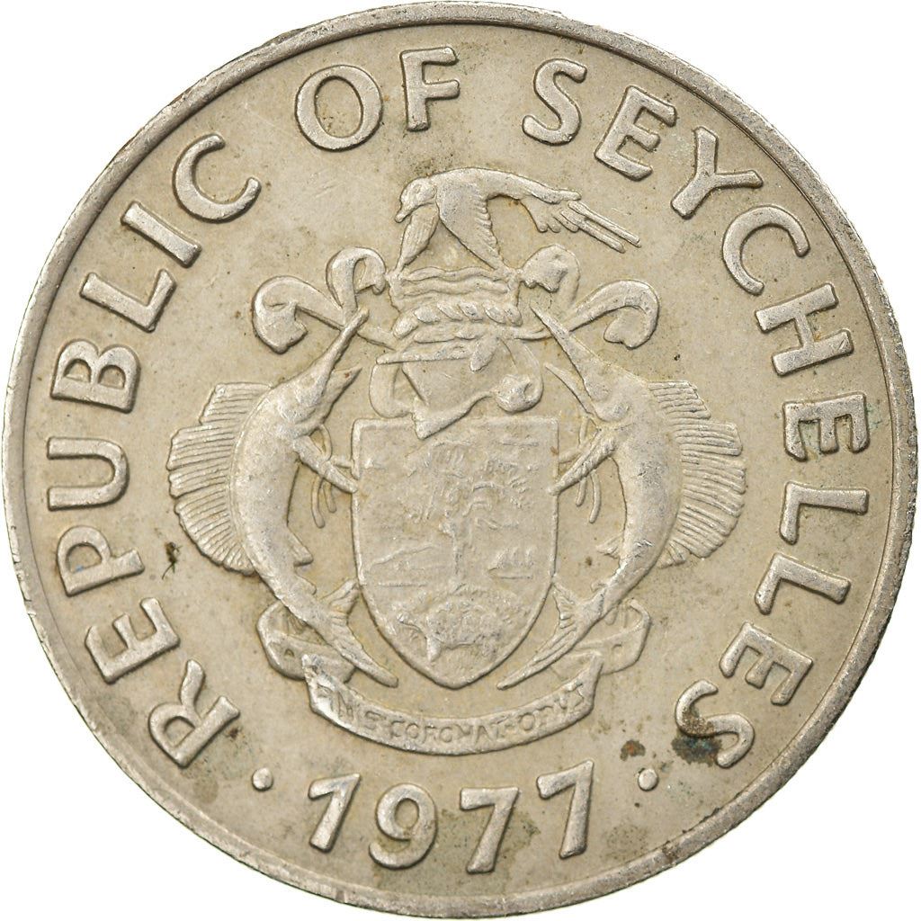 Seychelles | 50 Cents Coin | Orchid Flower | Km:34 | 1977