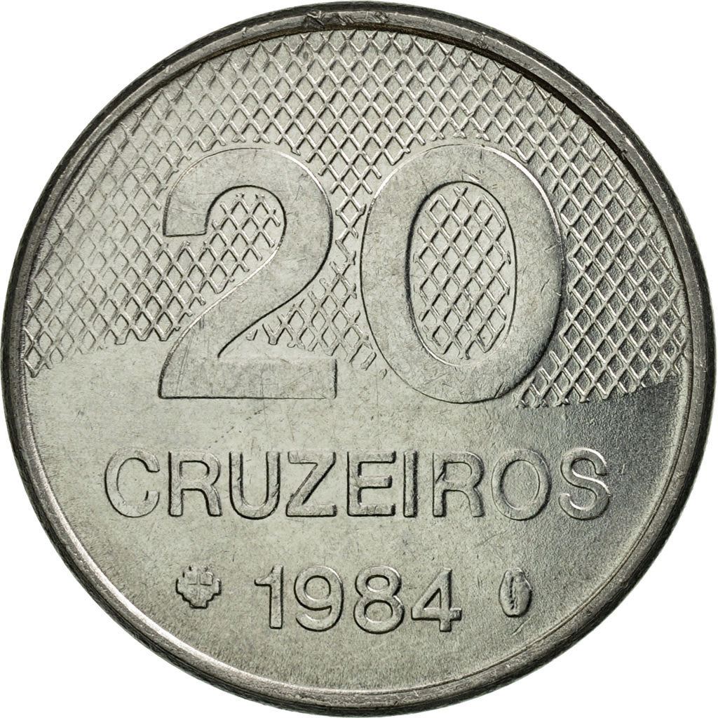 Brazil | 20 Cruzeiros Coin | Saint Francis Church | Km:593 | 1981 - 1984
