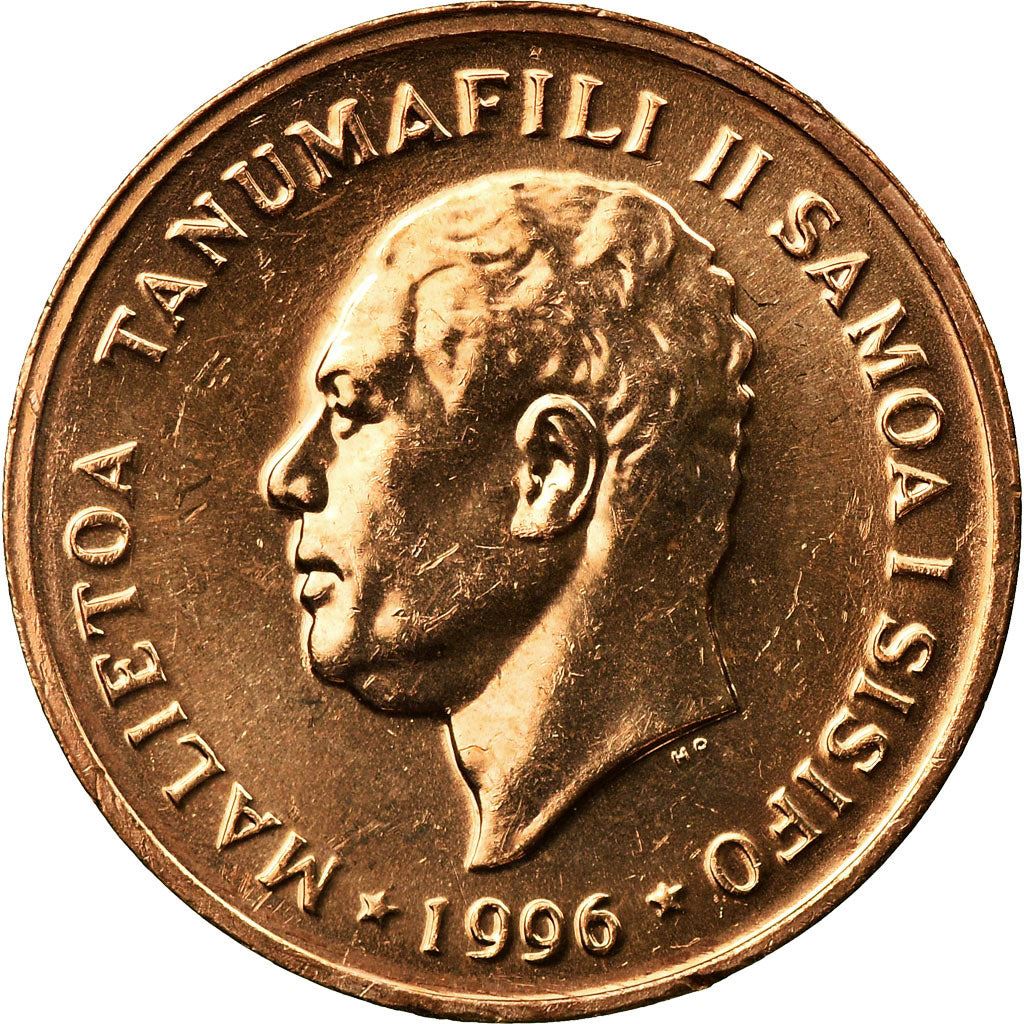 Samoa | 1 Sene Coin | Malietoa Tanumafili II | Coconut | Km:12 | 1974 - 1996
