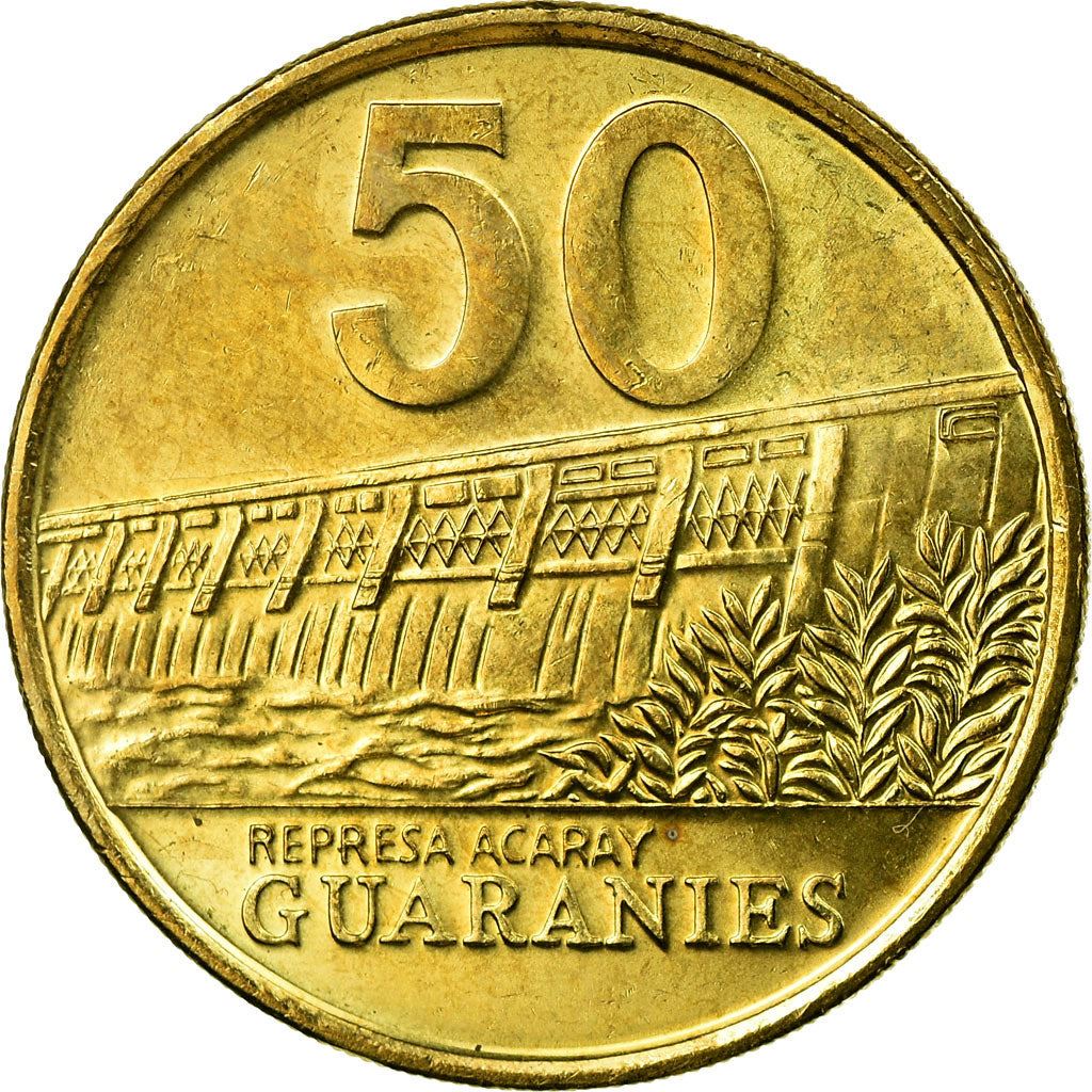 Paraguay | 50 Guaranies Coin | José Félix Estigarribia | Km:191A | 1995 - 2005