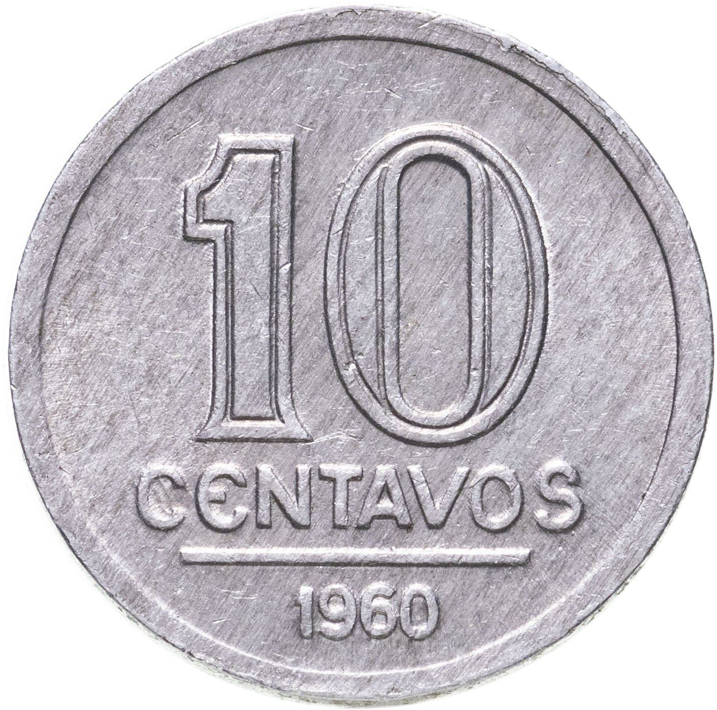 Brasil | Moeda de 10 Centavos | Estrela | Km:564 | 1956 - 1961