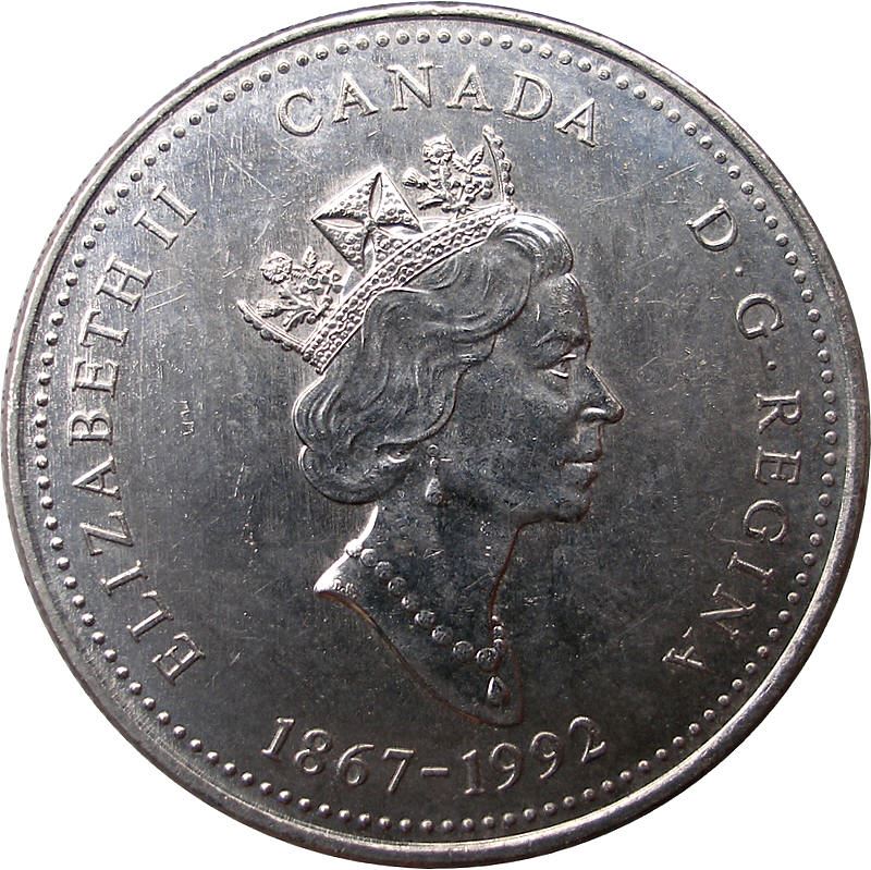 Canada | 25 Cents Coin | Nickel | Nova Scotia | KM:231 | 1992