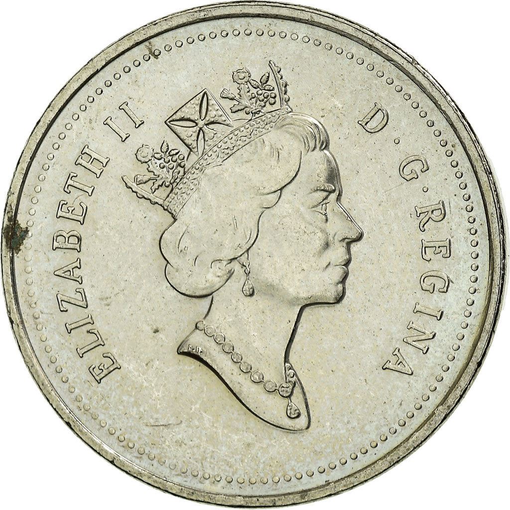 Canada | 5 Cents Coin | Copper-nickel | 3rd portrait | KM:182 | 1990-2001