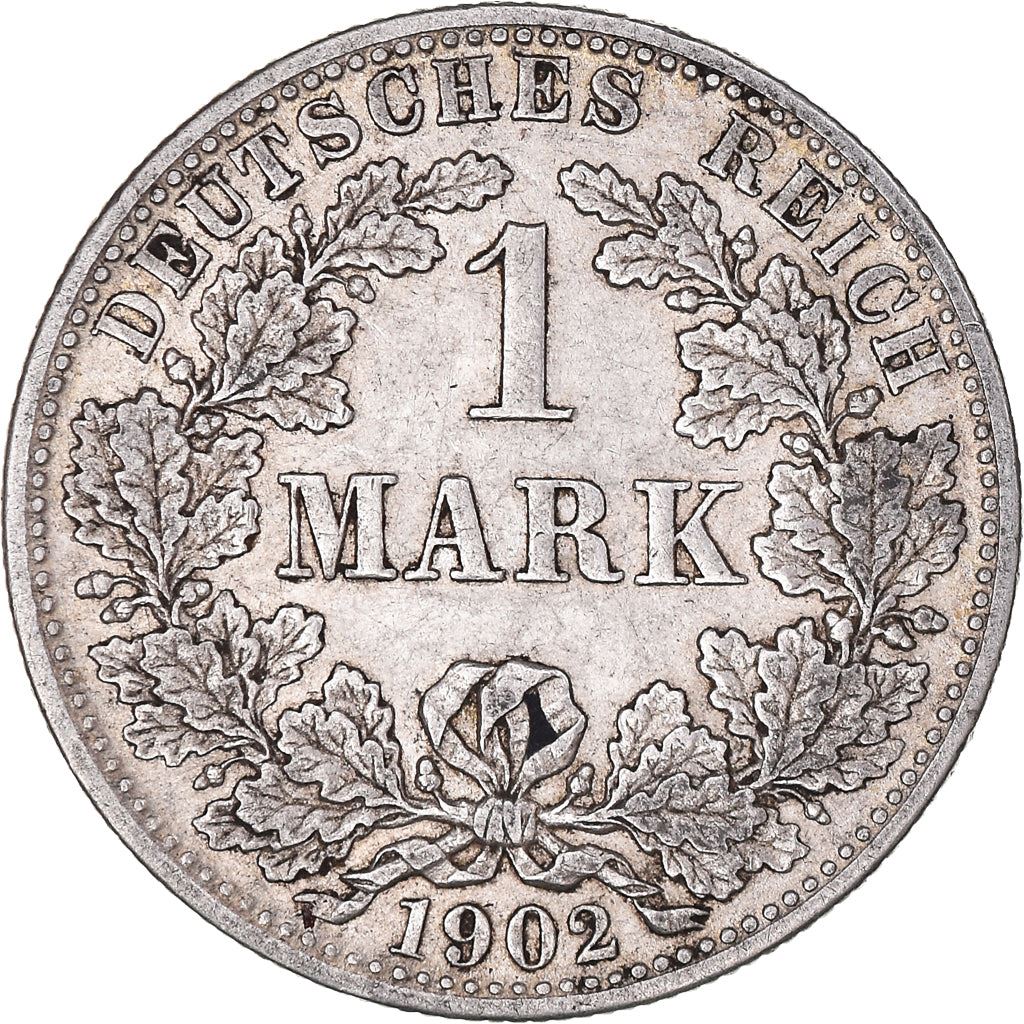 German Empire 1 Mark Coin | Deutsches Reich | Wilhelm II | Type 2 - Small Shield | KM14 | 1891 - 1916