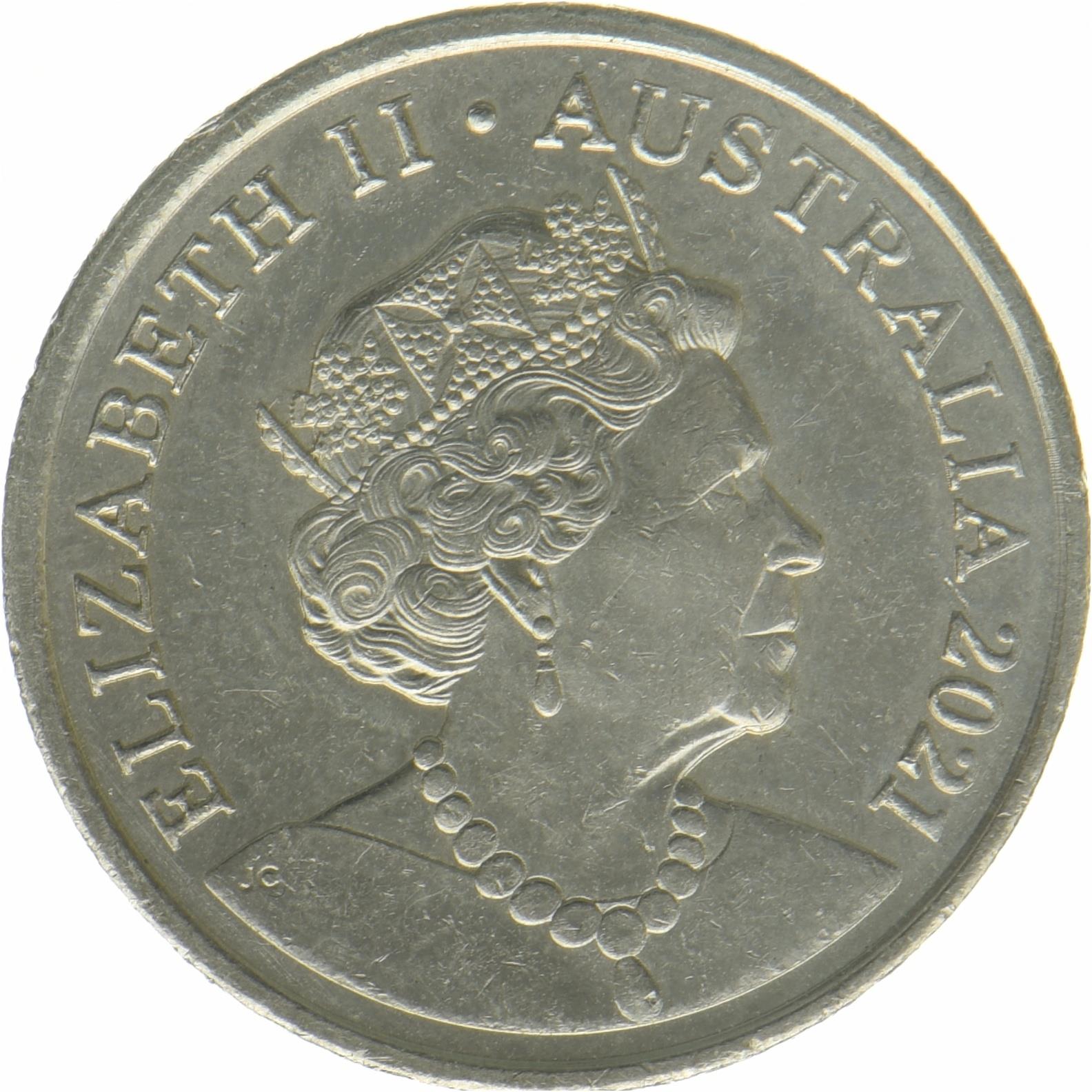 Australia | 5 Cents Coin | Echidna | KM:3612 | 2019 - 2023