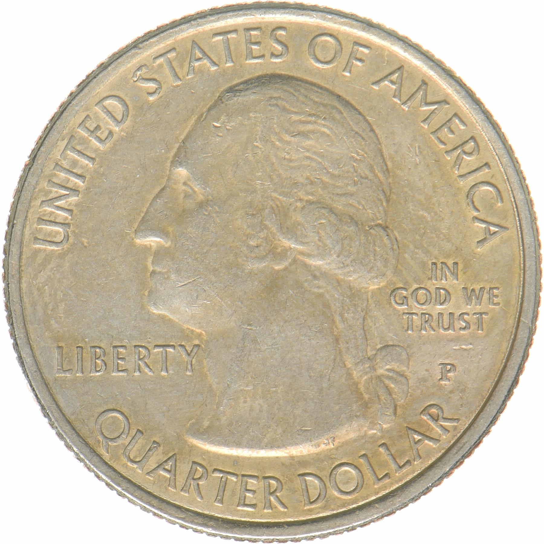United States | 1/4 Dollar Coin | Cumberland Gap Park | Km:636 | 2016