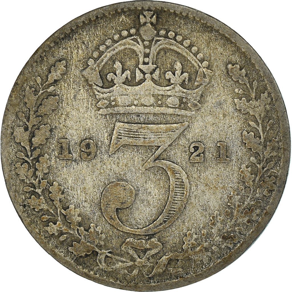 United Kingdom | 3 Pence Coin | George V | KM:813a | 1920 - 1927