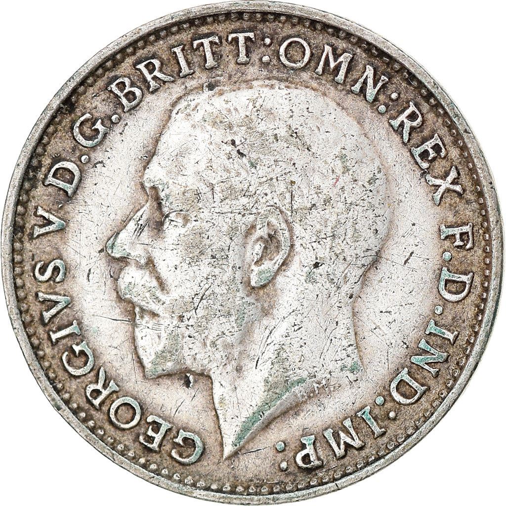 United Kingdom | 3 Pence Coin | George V | KM:813a | 1920 - 1927