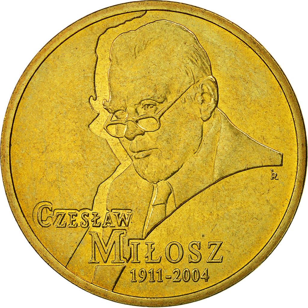 Poland | 2 Zlotys Coin | Czesław Miłosz | Y:785 | 2011