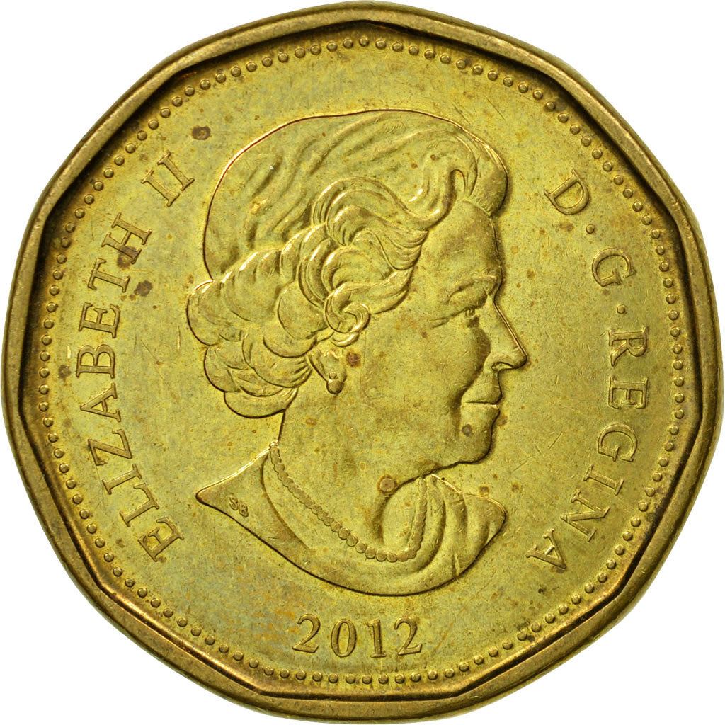 Canada | 1 Dollar Coin | Brass plated steel | 4th portrait | KM:1255 | 2012-2022