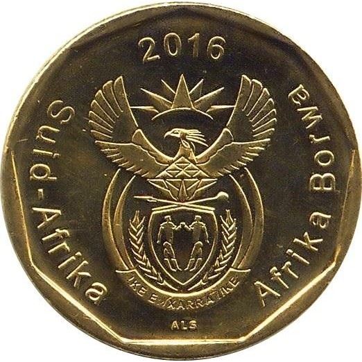 South Africa | 50 Cents Coin | Flowers | Bird of Paradise | Uc:23 | 2016