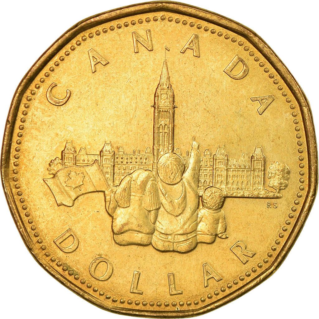 Canada | 1 Dollar Coin | Parliament | Bronze plated nickel | KM:218 | 1992