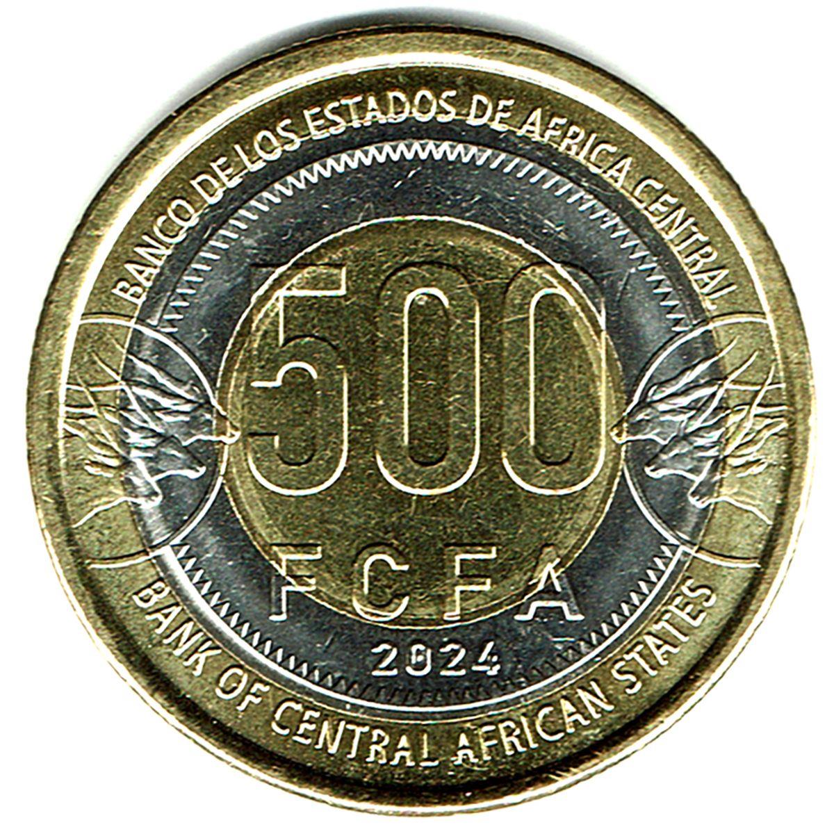 Central African States | 500 Francs Cfa Coin | Student | 2024