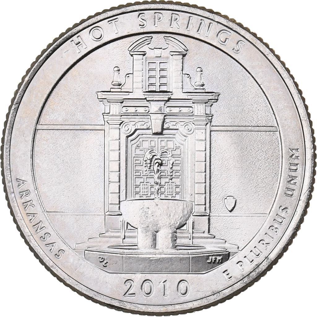 United States | 1/4 Dollar Coin | Arkansas | Hot Springs | Km:469 | 2010