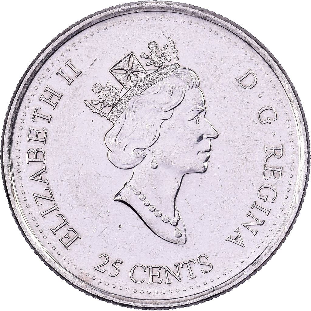 Canada | 25 Cents Coin | A Nation of People | Km:348 | 1999