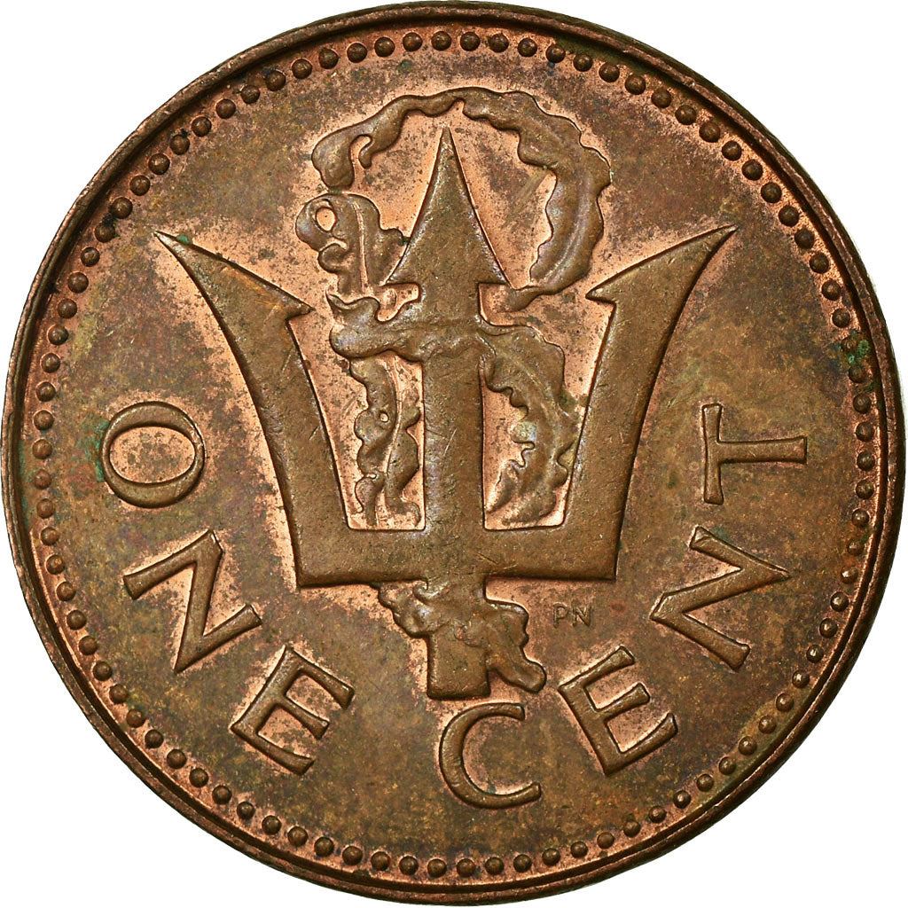Barbados | 1-Cent-Münze | Dreizack | Km:19 | 1976