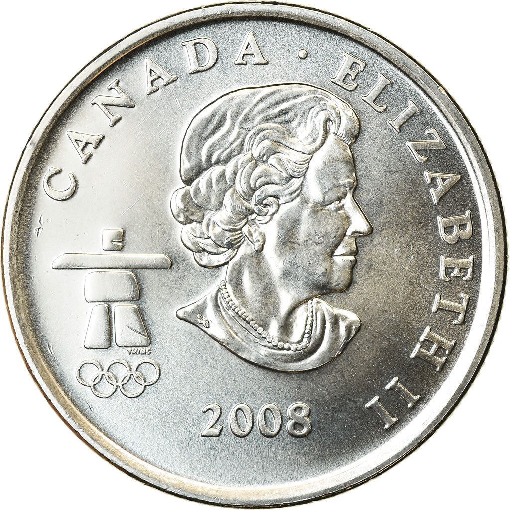 Canada | 25 Cents Coin | Nickel plated steel | Figure skating | KM:766 | 2008