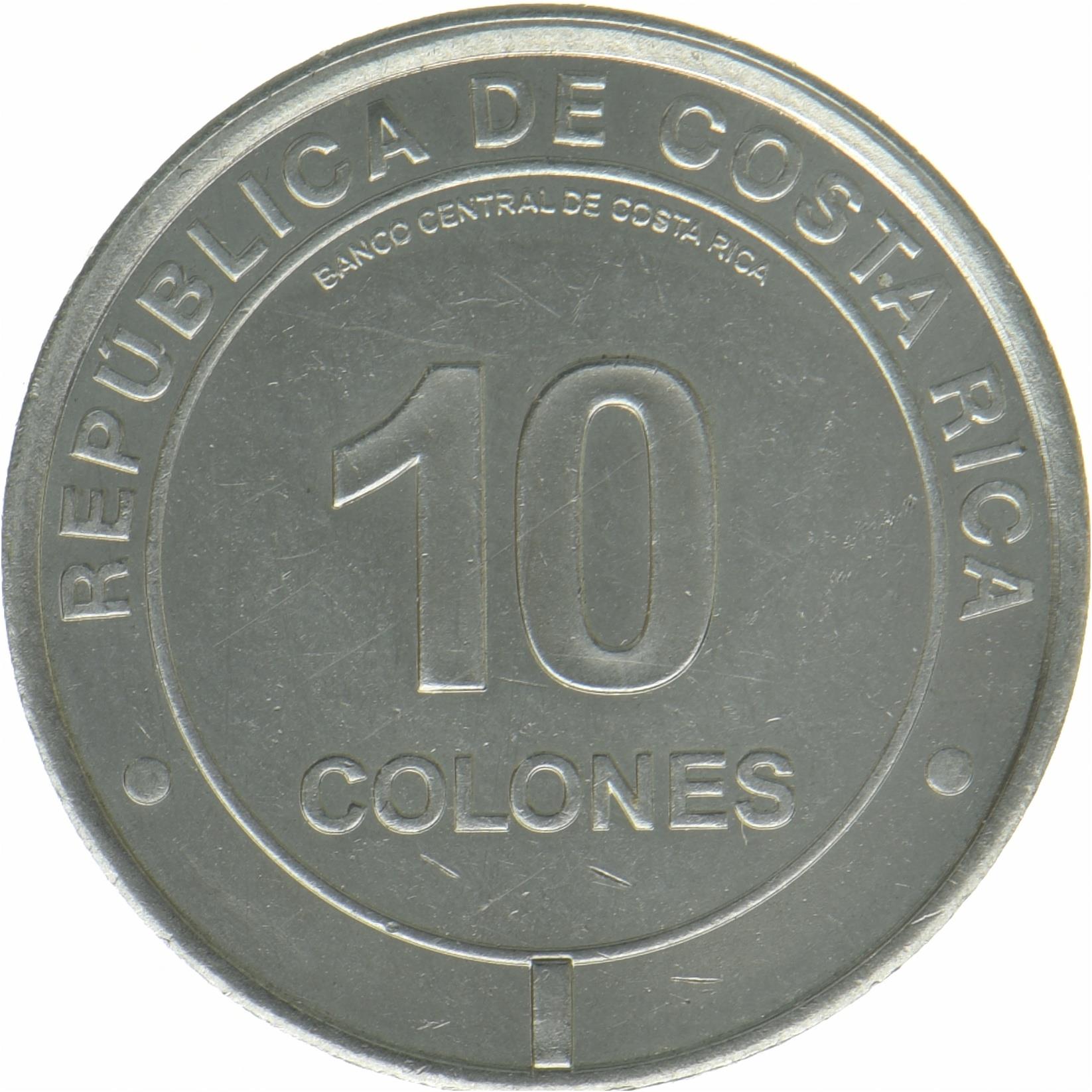 Costa Rica | 10 Colones Coin | Coat of arms | 2023