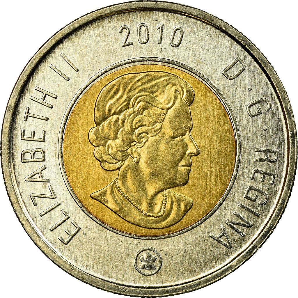 Canada | 2 Dollars Coin | Bimetallic | Polar bear | KM:837 | 2006-2012