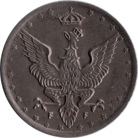 Poland | 20 Fenigow Coin | Iron | Y:7 | 1917 - 1918