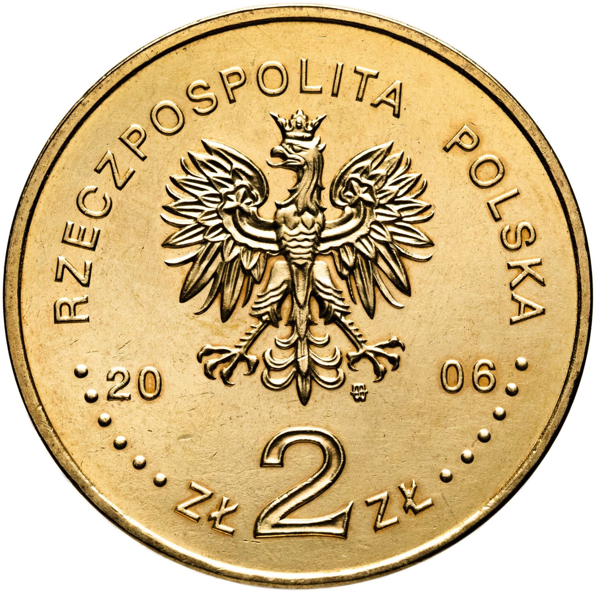 Poland | 2 Zlotys Coin | Jan Łaski's Statute | Y:574 | 2006