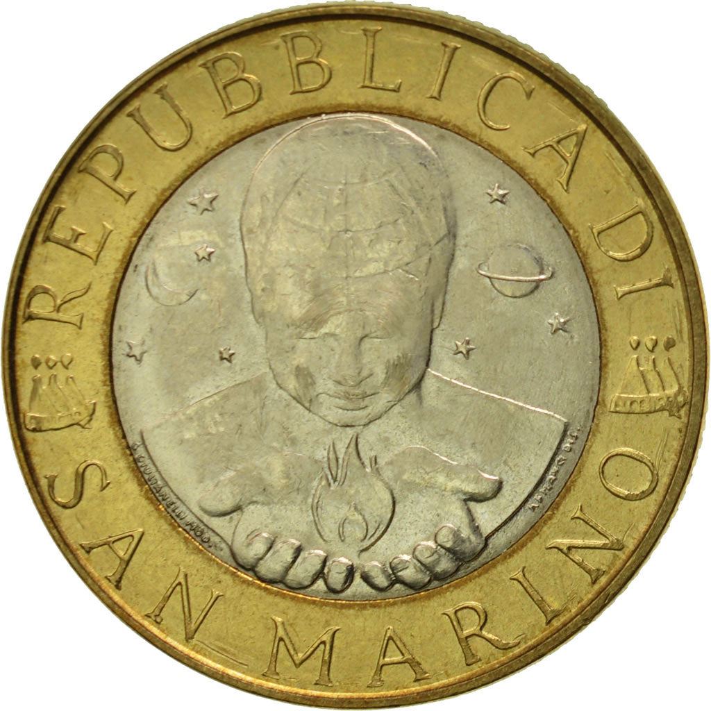 San Marino | 1000 Lire Coin | Geology | Km:384 | 1998